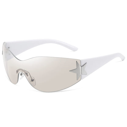 Wraparound Shield Sunglasses