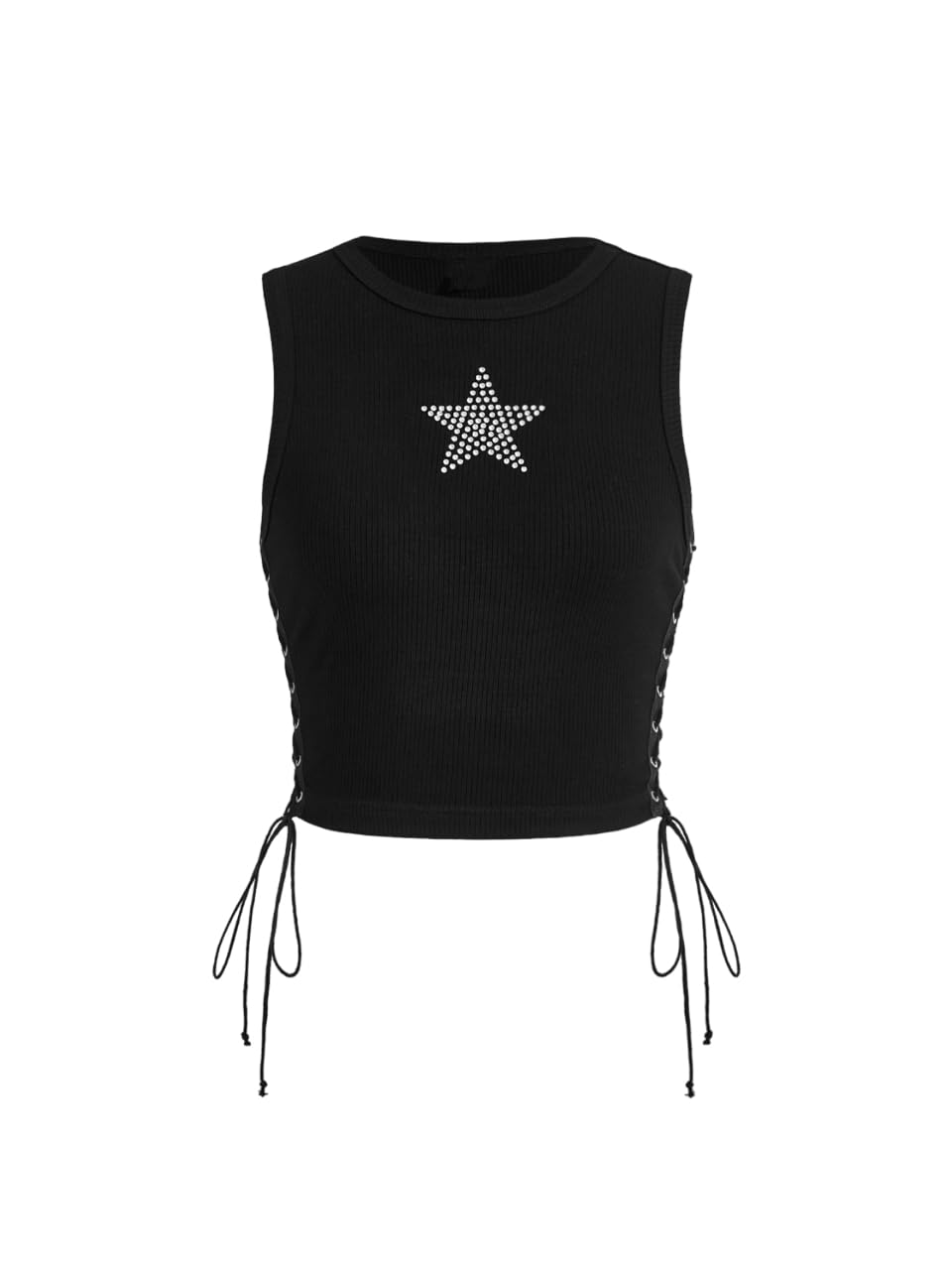 Star Rhinestone Crop Top