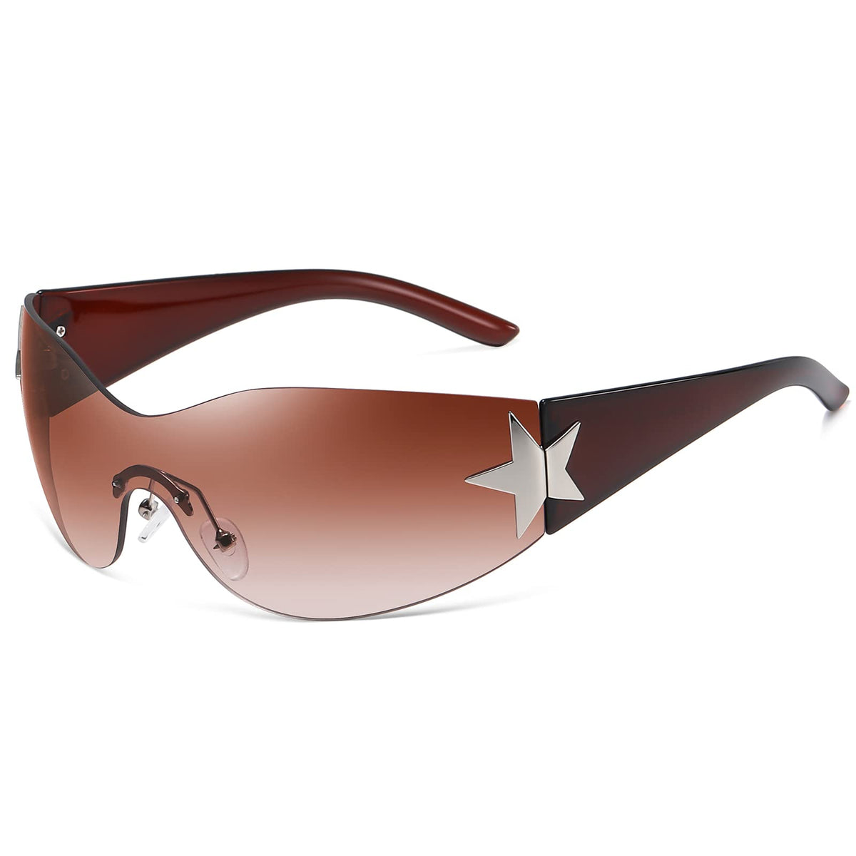Wraparound Shield Sunglasses