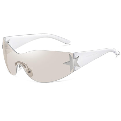 Wraparound Shield Sunglasses