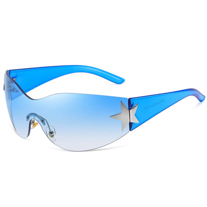 Wraparound Shield Sunglasses