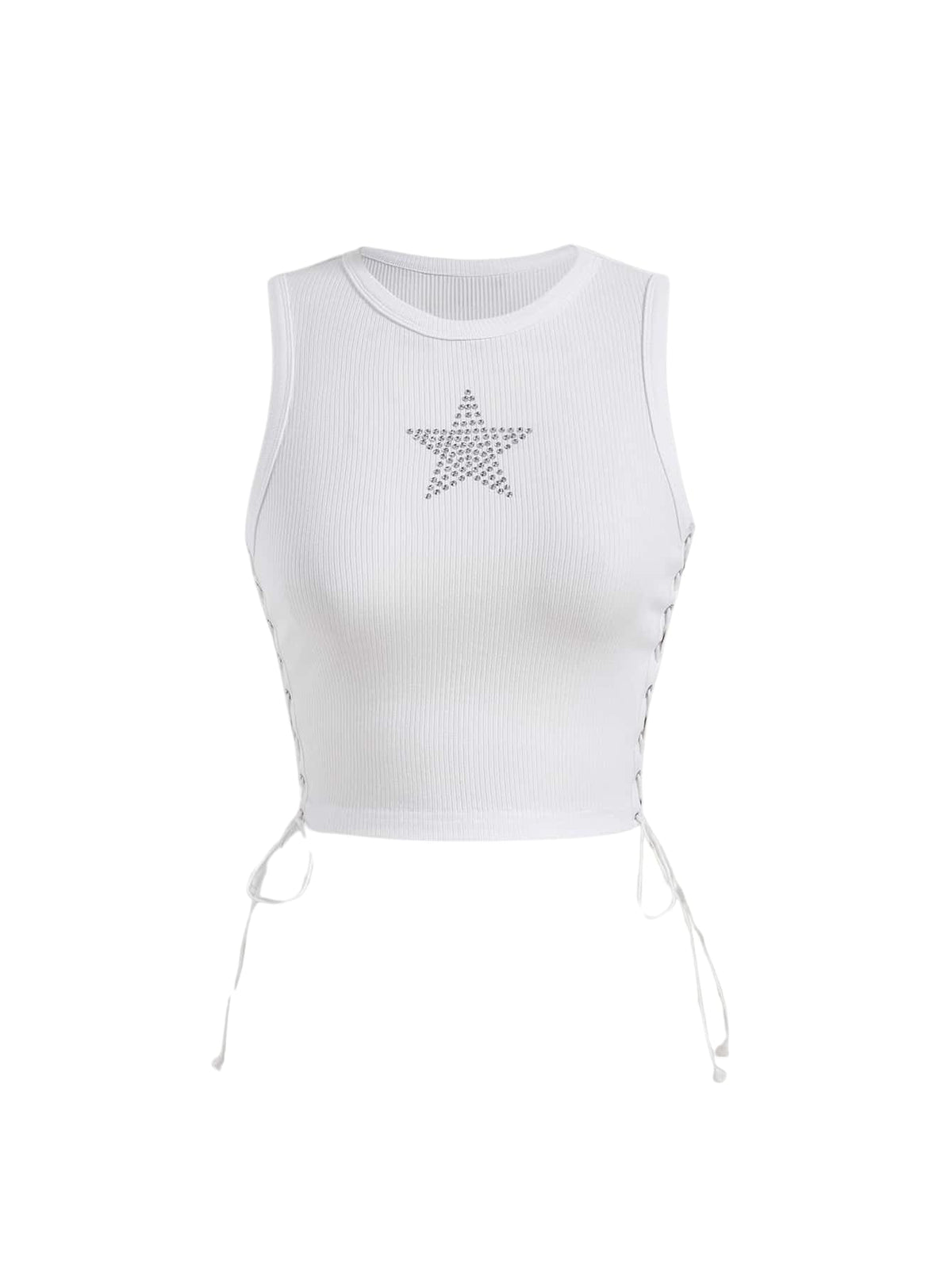 Star Rhinestone Crop Top