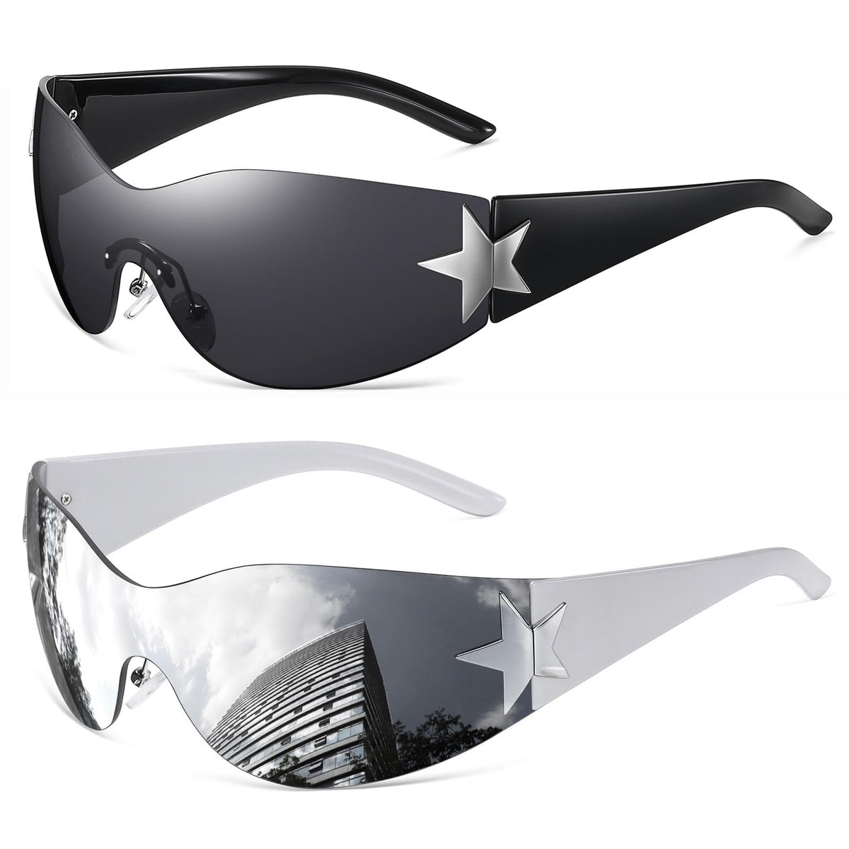 Wraparound Shield Sunglasses