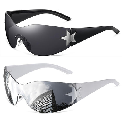 Wraparound Shield Sunglasses