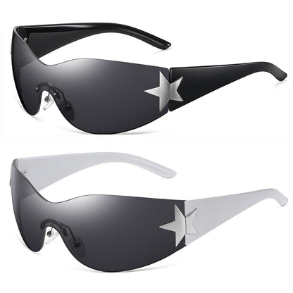 Wraparound Shield Sunglasses