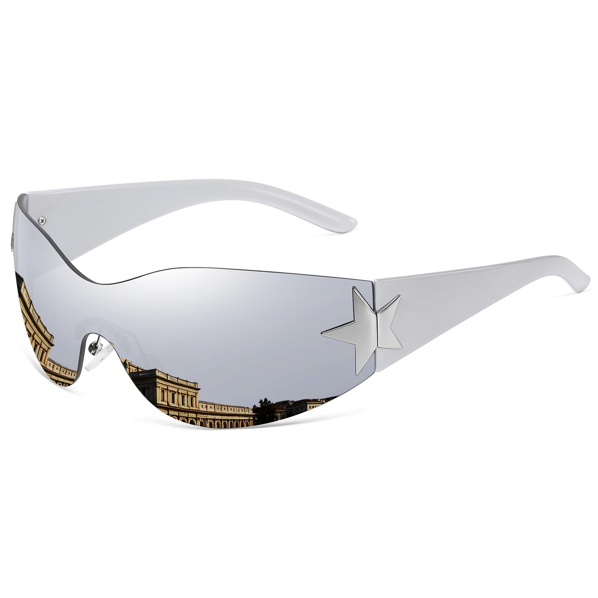 Wraparound Shield Sunglasses