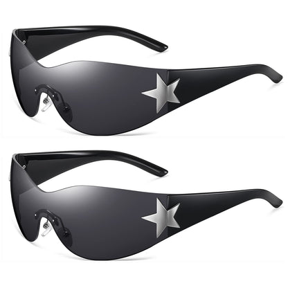 Wraparound Shield Sunglasses
