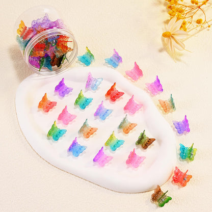 Butterfly Hair Clips — 50 Piece Y2K Set