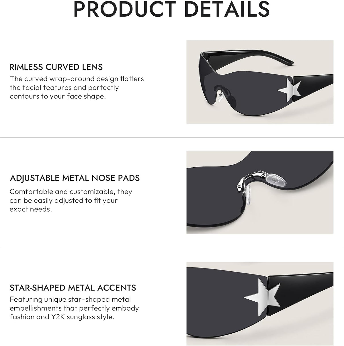 Wraparound Shield Sunglasses