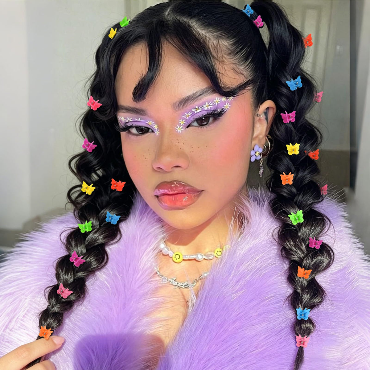 Butterfly Hair Clips — 50 Piece Y2K Set