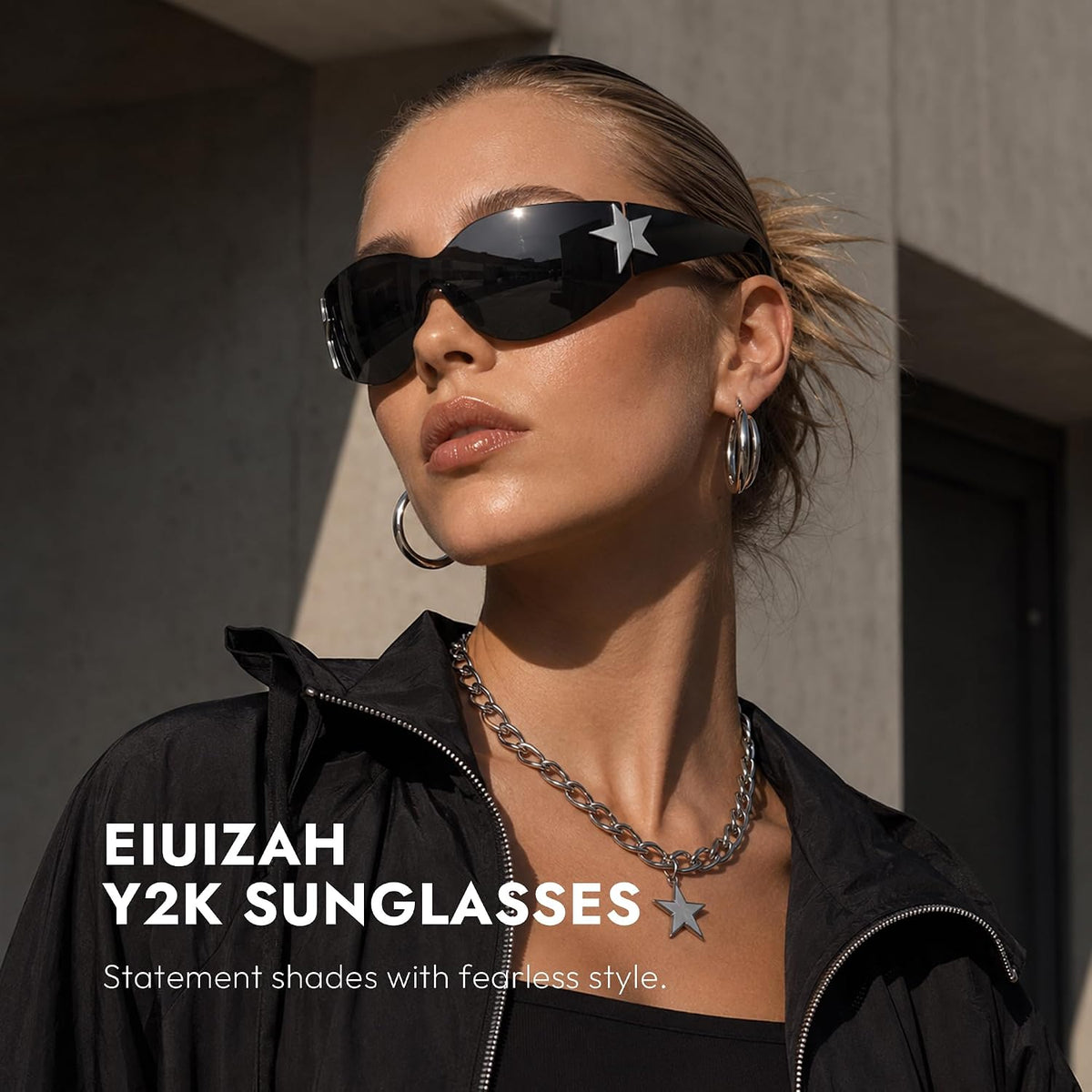 Wraparound Shield Sunglasses