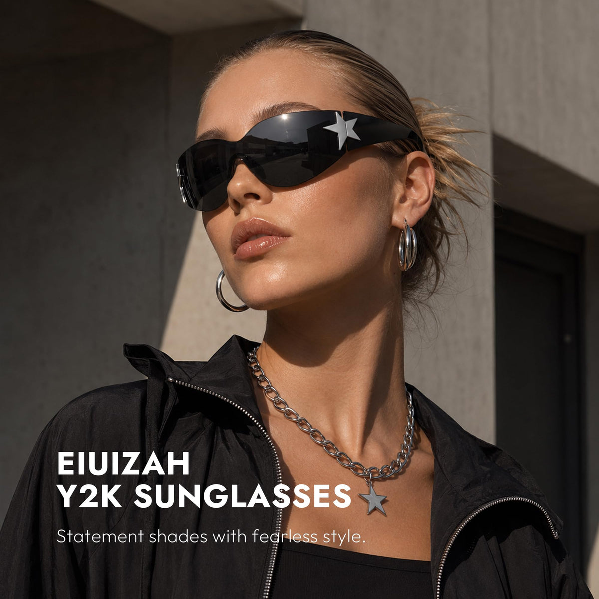 Wraparound Shield Sunglasses