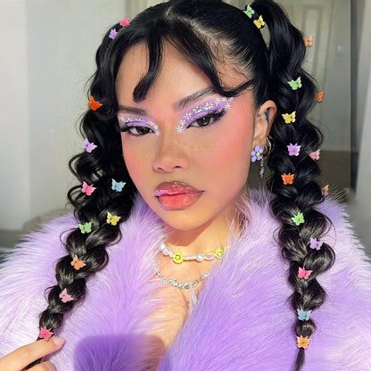 Butterfly Hair Clips — 50 Piece Y2K Set