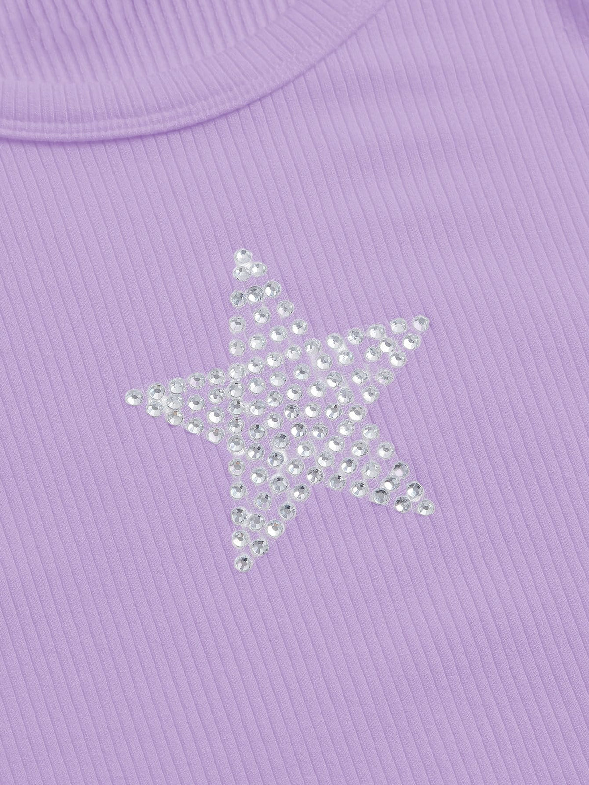 Star Rhinestone Crop Top