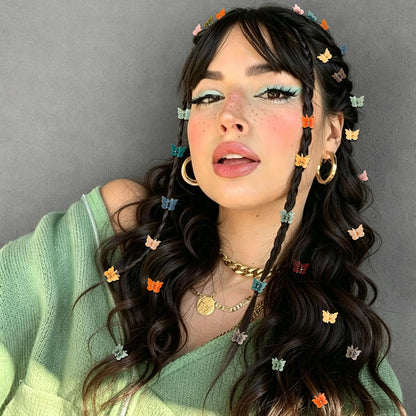 Butterfly Hair Clips — 50 Piece Y2K Set