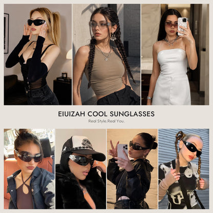 Wraparound Shield Sunglasses