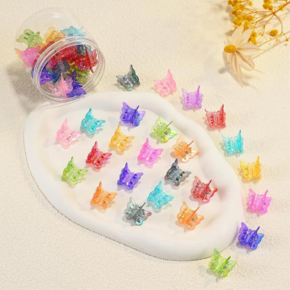 Butterfly Hair Clips — 50 Piece Y2K Set